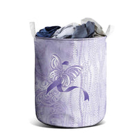 Epilepsy Awareness Laundry Basket Maile Pikake Lokelani Crown Flower Lei Inspired