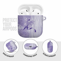 Epilepsy Awareness AirPods Case Maile Pikake Lokelani Crown Flower Lei Inspired LT9 - Polynesian Pride