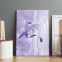 Epilepsy Awareness Canvas Wall Art Maile Pikake Lokelani Crown Flower Lei Inspired