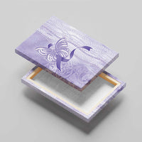 Epilepsy Awareness Canvas Wall Art Maile Pikake Lokelani Crown Flower Lei Inspired