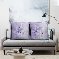 Epilepsy Awareness Pillow Cover Maile Pikake Lokelani Crown Flower Lei Inspired LT9 - Polynesian Pride