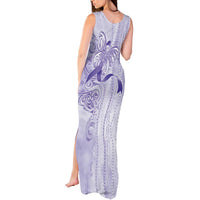 Epilepsy Awareness Tank Maxi Dress Maile Pikake Lokelani Crown Flower Lei Inspired