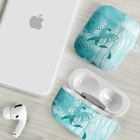 PTSD Awareness AirPods Case Maile Pikake Lokelani Crown Flower Lei Inspired LT9 - Polynesian Pride