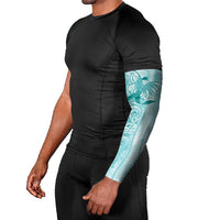 PTSD Awareness Arm Sleeves Maile Pikake Lokelani Crown Flower Lei Inspired LT9 - Polynesian Pride
