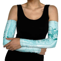 PTSD Awareness Arm Sleeves Maile Pikake Lokelani Crown Flower Lei Inspired LT9 - Polynesian Pride