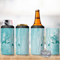 PTSD Awareness 4 in 1 Can Cooler Tumbler Maile Pikake Lokelani Crown Flower Lei Inspired LT9 - Polynesian Pride