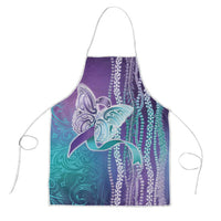 Suicide Prevention Awareness Apron Maile Pikake Lokelani Crown Flower Lei Inspired LT9 Multicolor - Polynesian Pride