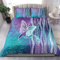 Suicide Prevention Awareness Bedding Set Maile Pikake Lokelani Crown Flower Lei Inspired LT9 - Polynesian Pride
