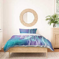 Suicide Prevention Awareness Bedding Set Maile Pikake Lokelani Crown Flower Lei Inspired LT9 - Polynesian Pride