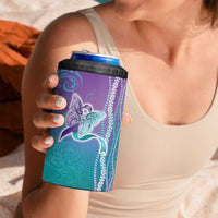 Suicide Prevention Awareness 4 in 1 Can Cooler Tumbler Maile Pikake Lokelani Crown Flower Lei Inspired