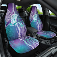 Suicide Prevention Awareness Car Seat Cover Maile Pikake Lokelani Crown Flower Lei Inspired LT9 One Size Multicolor - Polynesian Pride