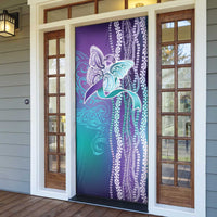 Suicide Prevention Awareness Door Cover Maile Pikake Lokelani Crown Flower Lei Inspired LT9 - Polynesian Pride