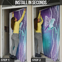 Suicide Prevention Awareness Door Cover Maile Pikake Lokelani Crown Flower Lei Inspired LT9 - Polynesian Pride
