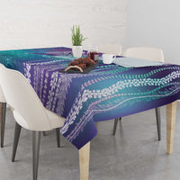 Suicide Prevention Awareness Tablecloth Maile Pikake Lokelani Crown Flower Lei Inspired LT9 - Polynesian Pride