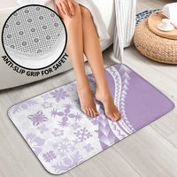 Purple Hawaiian Quilt Pattern Bathroom Set Mixed Polynesian Tribal Arty LT9 - Polynesian Pride