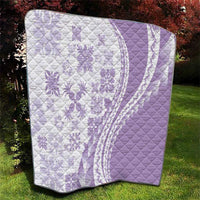 Purple Hawaiian Quilt Pattern Quilt Mixed Polynesian Tribal Arty