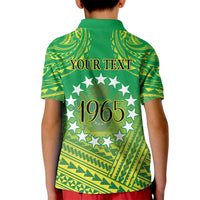 Cook Islands Constitution Day Kid Polo Shirt Kuki Airani Since 1965