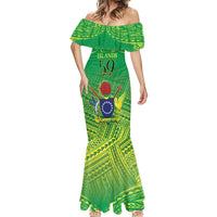 Cook Islands Constitution Day Mermaid Dress Kuki Airani Since 1965 LT9 - Polynesian Pride