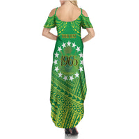 Cook Islands Constitution Day Summer Maxi Dress Kuki Airani Since 1965 LT9 - Polynesian Pride