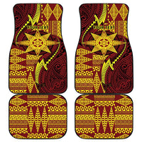 Personalised Tonga Haapai High School Car Mats Special Kupesi Pattern