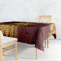 Personalised Tonga Haapai High School Tablecloth Special Kupesi Pattern
