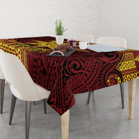 Personalised Tonga Haapai High School Tablecloth Special Kupesi Pattern
