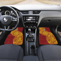 Personalised Tonga Niuatoputapu High School Car Mats Special Kupesi Pattern