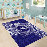 Personalised Tonga Queen Salote College Area Rug Kolisi Fefine 1926 Special Kupesi Pattern