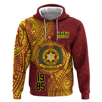 Personalised Tonga Vava'u High School Hoodie Since 1985 Special Kupesi Pattern
