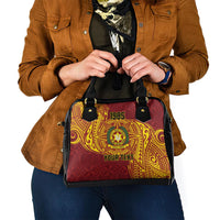 Personalised Tonga Vava'u High School Shoulder Handbag Since 1985 Special Kupesi Pattern