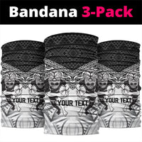 Custom Rugby New Zealand Black Fern Neck Gaiter Niho Taniwha Inspired