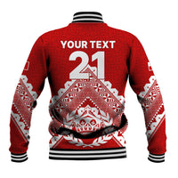 Custom Tonga Rugby Baseball Jacket Proud Tongan Ngatu Kupesi World Cup 2023 No1 LT9 - Polynesian Pride