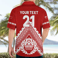 Custom Tonga Rugby Hawaiian Shirt Proud Tongan Ngatu Kupesi World Cup 2023 No1 LT9 - Polynesian Pride