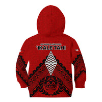 Tonga Rugby Kid Hoodie Proud Tongan Ngatu Kupesi World Cup 2023 No2 LT9 - Polynesian Pride