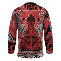 Aotearoa Iwi Ngapuhi Hockey Jersey Maori Wharenui House Tribal Pattern LT9 - Polynesian Pride