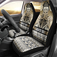 Aotearoa Iwi Waikato Tainui Car Seat Cover Maori Wharenui House Tribal Pattern LT9 - Polynesian Pride