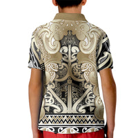 Aotearoa Iwi Waikato Tainui Kid Polo Shirt Maori Wharenui House Tribal Pattern LT9 - Polynesian Pride