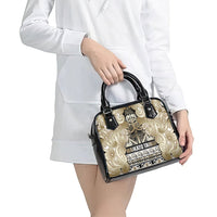 Aotearoa Iwi Waikato Tainui Shoulder Handbag Maori Wharenui House Tribal Pattern LT9 - Polynesian Pride