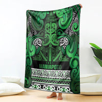 Aotearoa Iwi Ngati Maniapoto Blanket Maori Wharenui House Tribal Pattern LT9 - Polynesian Pride