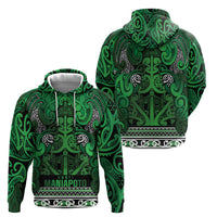 Aotearoa Iwi Ngati Maniapoto Hoodie Maori Wharenui House Tribal Pattern LT9 - Polynesian Pride