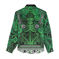 Aotearoa Iwi Ngati Maniapoto Women Casual Shirt Maori Wharenui House Tribal Pattern LT9 - Polynesian Pride