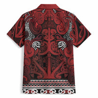 Aotearoa Iwi Te Arawa Hawaiian Shirt Maori Wharenui House Tribal Pattern LT9 - Polynesian Pride