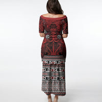 Aotearoa Iwi Te Arawa Puletasi Maori Wharenui House Tribal Pattern LT9 - Polynesian Pride