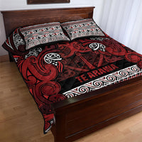 Aotearoa Iwi Te Arawa Quilt Bed Set Maori Wharenui House Tribal Pattern LT9 - Polynesian Pride