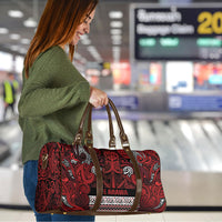 Aotearoa Iwi Te Arawa Travel Bag Maori Wharenui House Tribal Pattern LT9 - Polynesian Pride