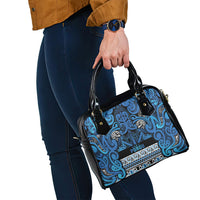 Aotearoa Iwi Ngati Porou Shoulder Handbag Maori Wharenui House Tribal Pattern LT9 - Polynesian Pride