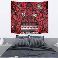 Aotearoa Iwi Ngati Kahungunu Tapestry Maori Wharenui House Tribal Pattern LT9 - Polynesian Pride