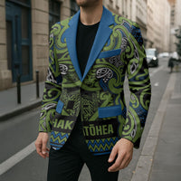Aotearoa Iwi Whakatohea Blazer Maori Wharenui House Tribal Pattern LT9 - Polynesian Pride