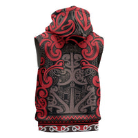Aotearoa Iwi Ngati Awa Sleeveless Hoodie Maori Wharenui House Tribal Pattern LT9 - Polynesian Pride