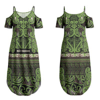 Aotearoa Iwi Ngati Raukawa Couples Matching Summer Maxi Dress and Hawaiian Shirt Maori Wharenui House Tribal Pattern LT9 - Polynesian Pride
